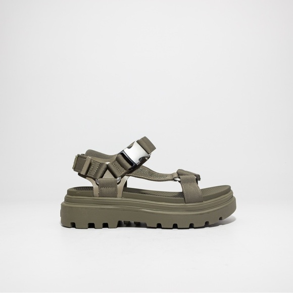 Palladium Pallacruise Strap Sandals In Dusky Green - Picture 1 of 7